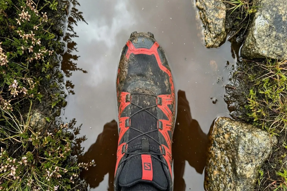Bodmin Moor trail running in January, Salomon Speedcross 6 on granite underfoot
